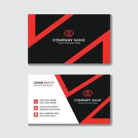 Creative Modern Stylish Business Card Design Template Free Vector