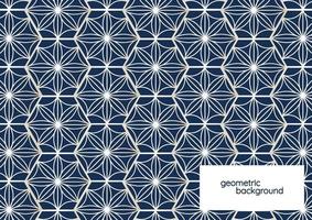 pastel geometric background design on blue background vector