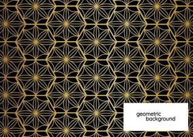 gold geometric background pattern vector design