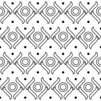 Monochrome Vector Seamless Pattern