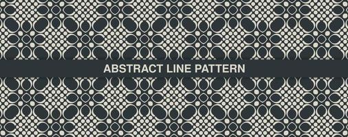 flat ornament line pattern design vector