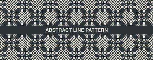 flat ornament line pattern design vector