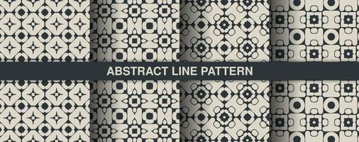 Collection of seamless ornamental ethnic patterns vector