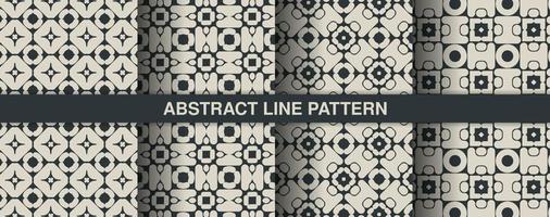 Collection of seamless ornamental ethnic patterns vector