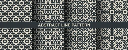 Collection of seamless ornamental ethnic patterns vector