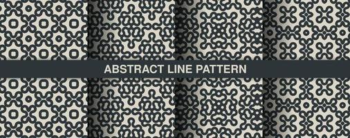 Collection of seamless ornamental ethnic patterns vector