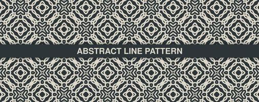 flat ornament line pattern design vector