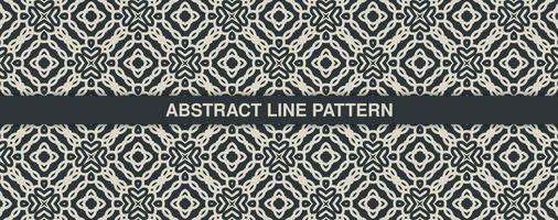 flat ornament line pattern design vector