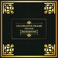 Elegant decorative frame design background vector