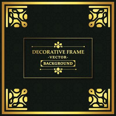 Elegant decorative frame design background