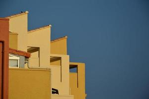 Roofs in the sky photo