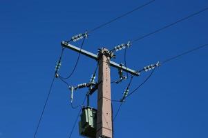 Power transmission line and Current transformer photo