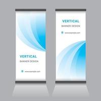 Roll Up Banner Design vector