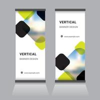 Roll Up Banner Design vector