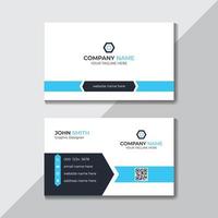 Modern Business Card Design Template Free Vector