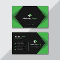 Stylish Business Card Design Free Vector