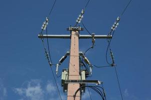 Power transmission line and Current transformer photo