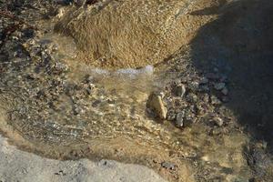 Rocky landscape after the rain photo