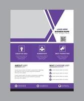 Outstanding Corporate flyer design Template vector