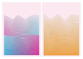 Wave Stripe Background - simple texture for your design. EPS10 vector. vector