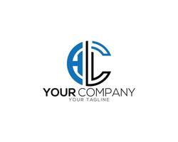 Creative Letter HLC And HCL Logo Design Idea Vector Symbol illustration.