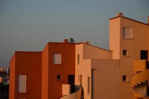 Roofs in the sky photo