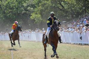 Horse Racecourse August 09.2020 Sault, France photo