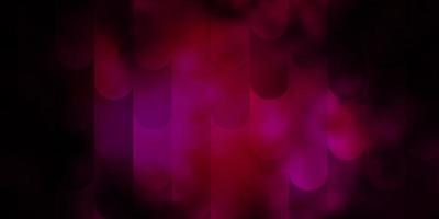 Dark Pink vector background with lines.