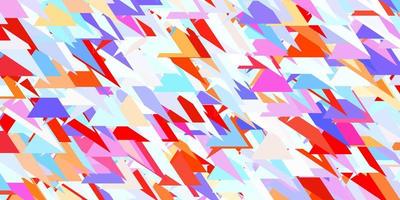 patrón de vector azul claro, rojo con formas poligonales.