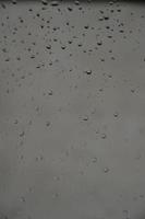 Rain drops on the window photo