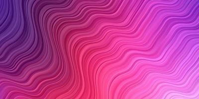 Light Pink, Red vector background with wry lines.