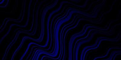 Dark BLUE vector texture with wry lines.