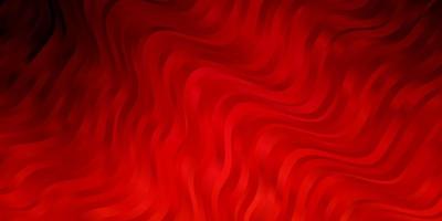 Light Red vector backdrop with bent lines.