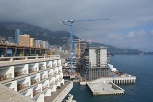 Construction site, Monaco, February 15. 2022 photo