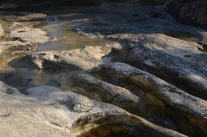 Rocky landscape after the rain photo