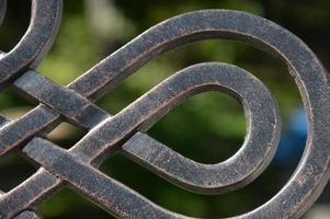 Zoom on wrought iron photo