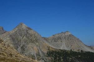 las montañas entre francia e italia foto