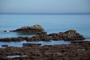 marea baja, biarritz francia foto