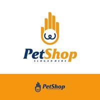 Pet Care Logo Design Template. Pet logo concept vector. Emblem, Creative Symbol, Icon vector