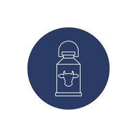 milk container dairy icon vector