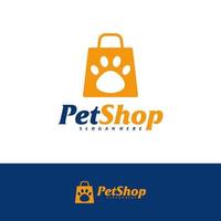 Pet Shop Logo Design Template. Pet logo concept vector. Emblem, Creative Symbol, Icon vector