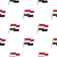 Egyptian wavy flag pattern seamless vector