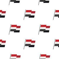 Egyptian wavy flag pattern seamless vector