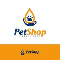 Pet Care Logo Design Template. Pet logo concept vector. Emblem, Creative Symbol, Icon vector