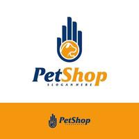 Pet Care Logo Design Template. Pet logo concept vector. Emblem, Creative Symbol, Icon vector