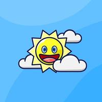 SUNNY WEATHER DAY vector