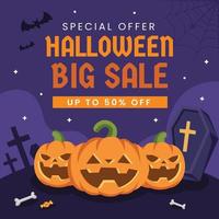 Halloween Big Sale vector