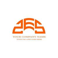 ZES letter logo creative design with vector graphic