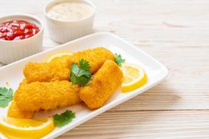 fried fish finger stick or french fries fish photo