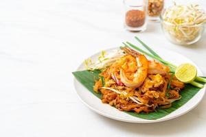 Pad Thai - stir-fried rice noodles photo